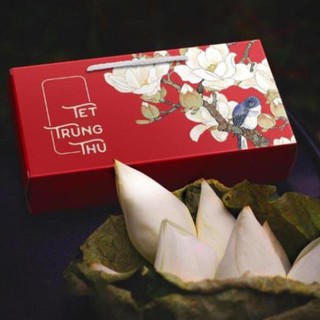 Hộp trung thu 2 bánh Hoa Mộc Lan