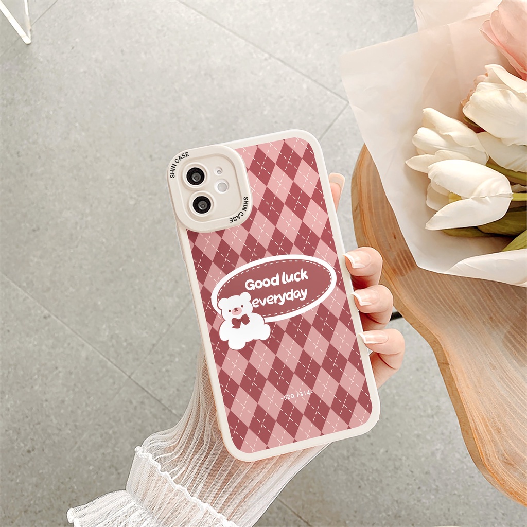 Ốp lưng Iphone Gấu caro các dòng 7plus/8plus/11/11promax/12/12promax/13/13promax [Tomax Shop]