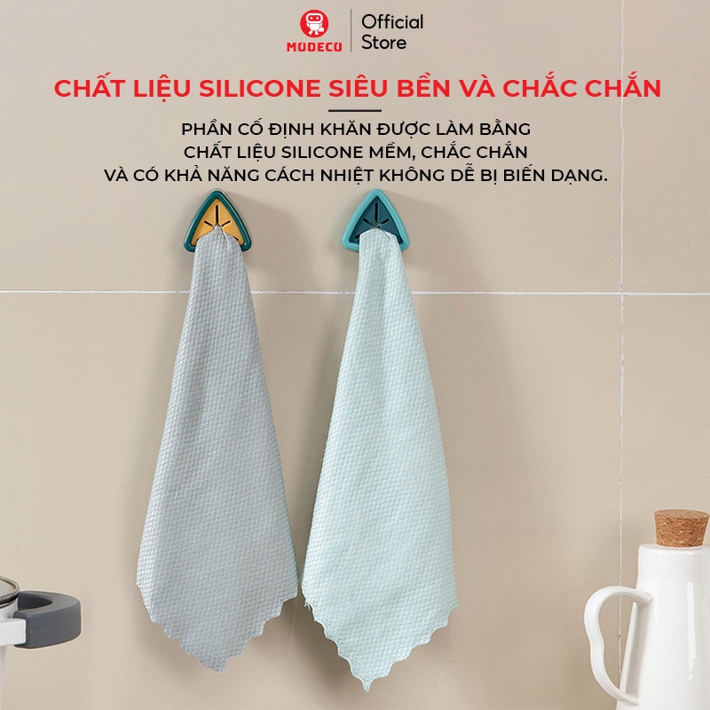 Núm Dán Tường Treo Giữ Khăn Nhà Bếp, Đồ Dùng Phòng Tắm - Keo Dán 3m Siêu Dính Chắc Chắn- Modeco