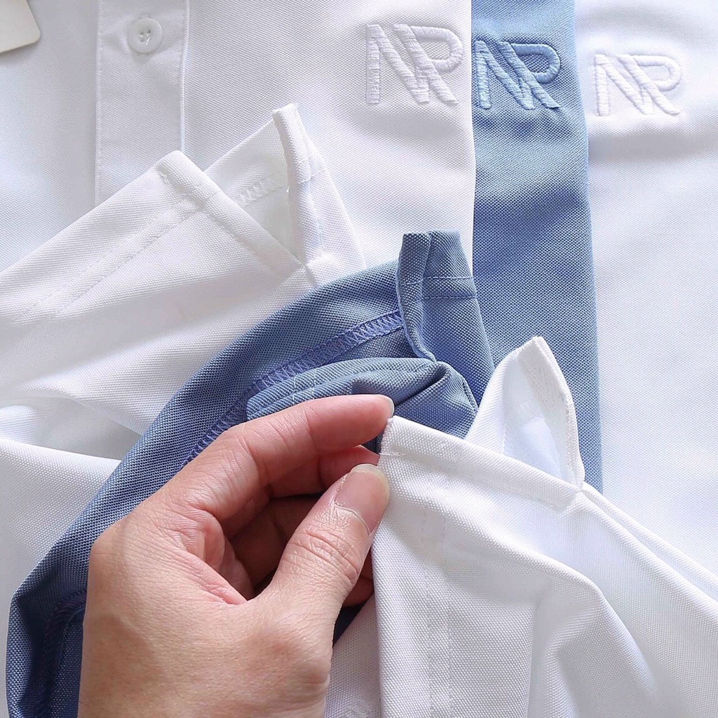Áo thun polo nam cổ bẻ MARC RENO chất liệu cotton Polyamide mềm mịn, thoáng mát - THE BASIC