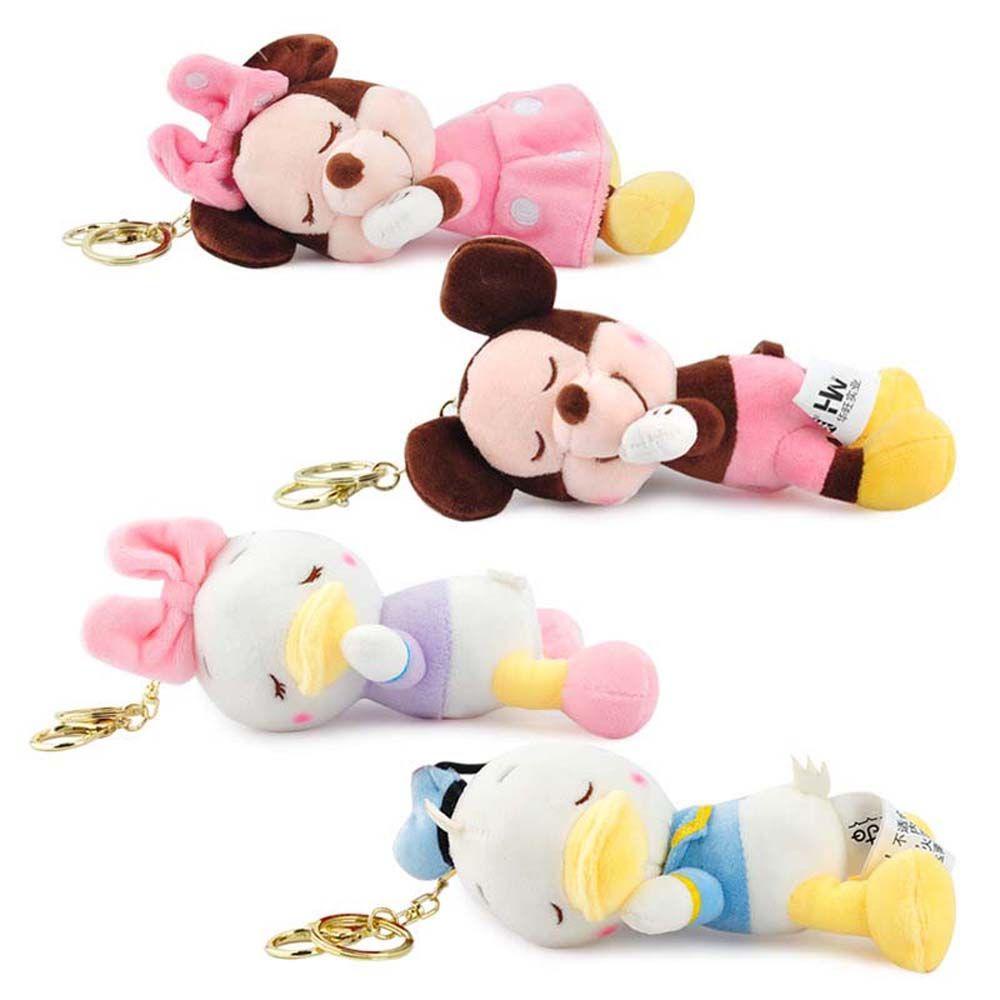 Móc Khóa Hình Chuột Mickey Nhồi Bông 14cm Dễ Thương