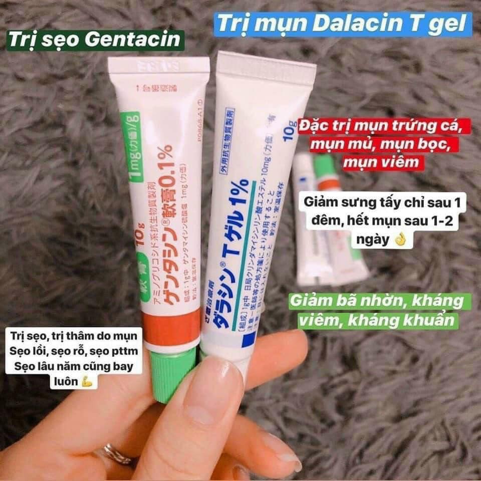 Kem giảm mụn spa, kem sẹo Gentacin Nhật Bản 10g
