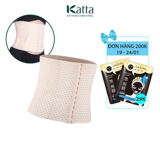 Đai nịch bụng quấn nóng eo thon cao cấp - Nịch bụng sau sinh tan mỡ Slimming (Onesize) - Katta