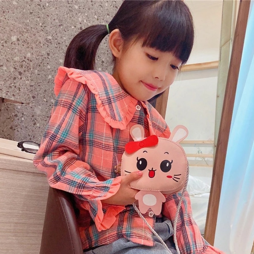 (CAO CẤP)Túi đeo chéo cho bé da PU hình mickey, kiti thỏ, gấu, hổ dễ thương ngộ nghĩnh ❤️ 𝗚𝗜𝗔𝗗𝗨𝗡𝗚𝗛𝗔𝗡𝗢𝗜𝟯𝟵 ❤️