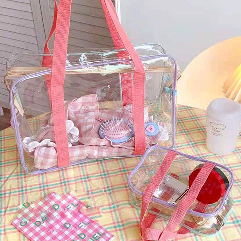 Túi Đựng Mỹ Phẩm / Đồ Vệ Sinh Cá Nhân Du Lịch Bằng PVC Chống Nước Có Khóa Kéo Sau Lưng2Lilife
