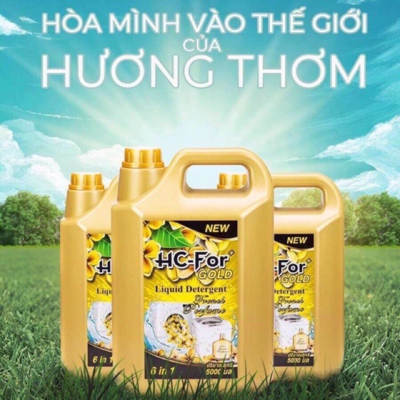 NƯỚC GIẶT THÁI LAN ĐẬM ĐẶC HC- FOR GOLD