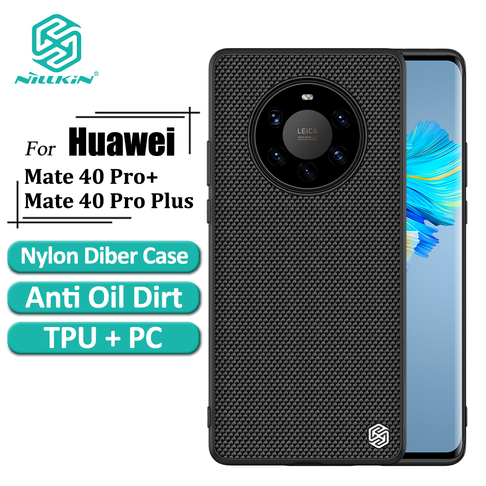 Ốp Điện Thoại Nillkin Cho Huawei Mate 40 Pro+/Mate 40 Pro Plus 5G Siêu Mỏng Chống Trượt Bằng TPU + PC Với Sợi Nylon Nhẹ