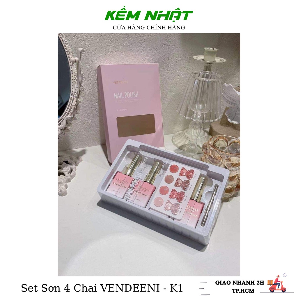 Set Sơn 4 Chai VENDEENI