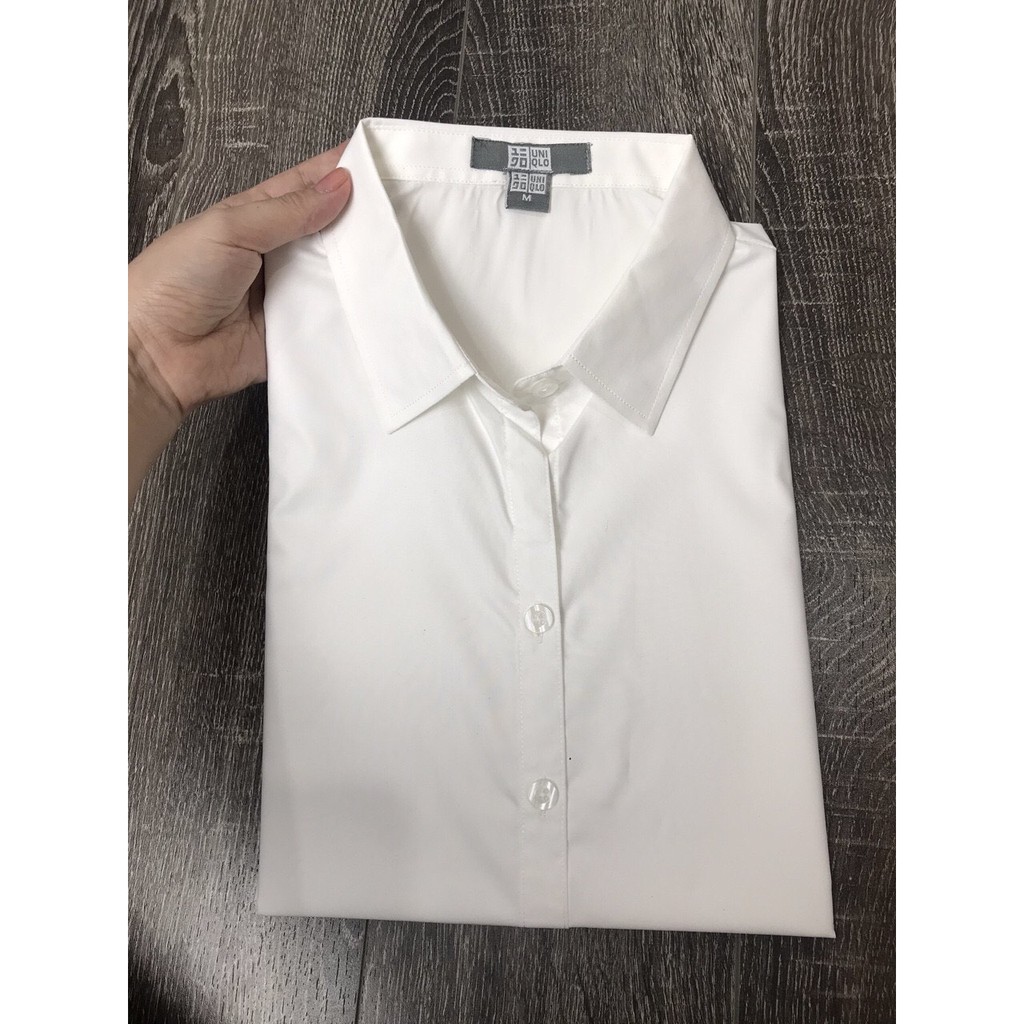 [NHẬP MÃ CHAS500 GIẢM NGAY 20K ĐƠN HÀNG 500] Áo Sơ Mi Trắng Nữ Dài Tay, Áo Sơ Mi Nữ Công Sở CHIANG mịn mát M57 | BigBuy360 - bigbuy360.vn
