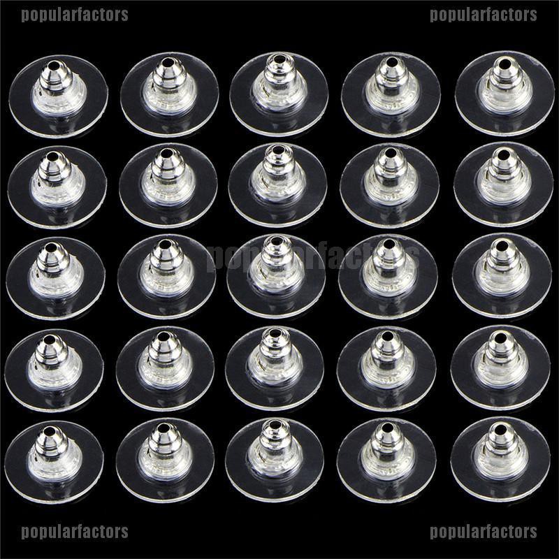 Set 60 Nút Chặn Bông Tai Nhiều Màu Sắc Cá Tính