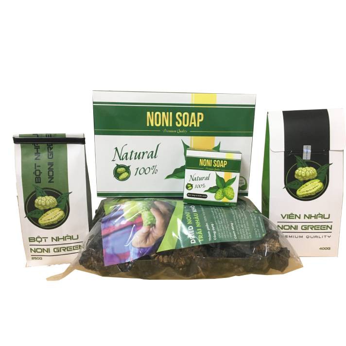 Combo Quà Tặng Noni Green - Bộ Sản Phẩm Từ Trái Nhàu