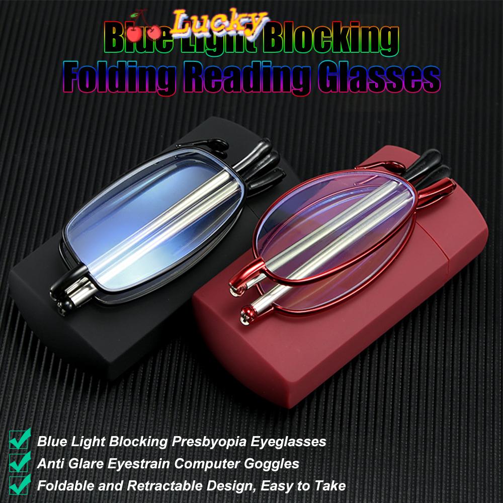 (Hàng Mới Về) Kính Đọc Sách + 1.00 ~ + 4.00 Có Thể Gấp Gọn Tiện Dụng | BigBuy360 - bigbuy360.vn