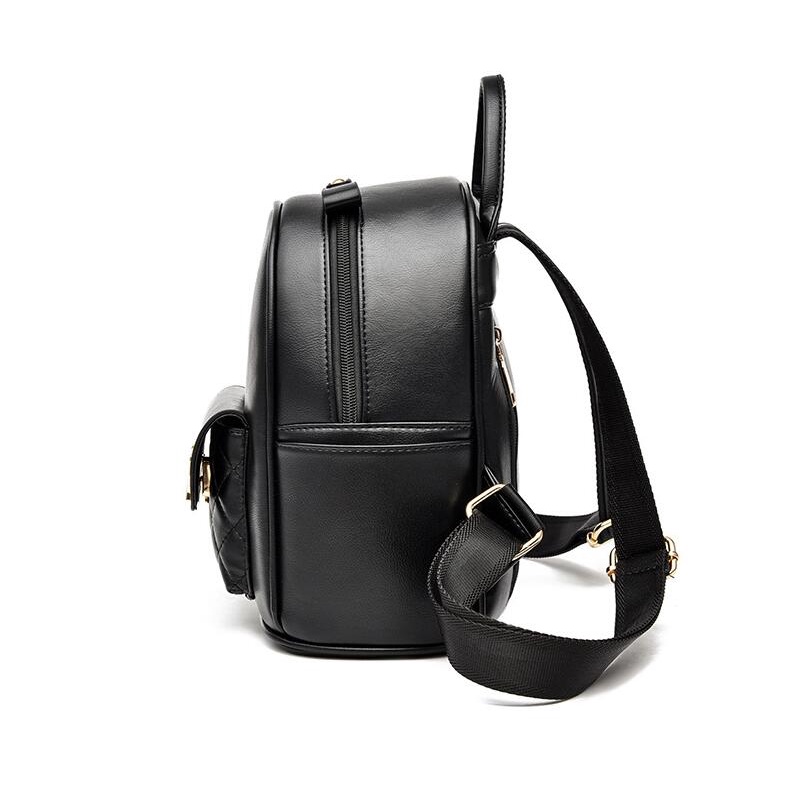 Ba Lô Da Cỡ Lớn Đơn Giản Dành Cho Nữ