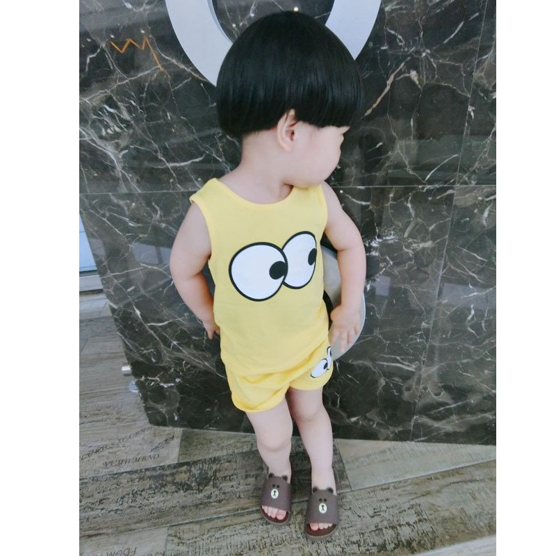 Combo 3 bộ quần áo trẻ em 100% cotton