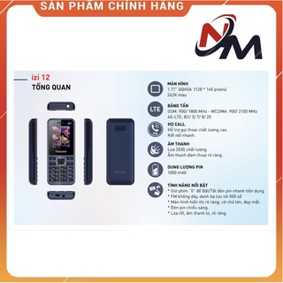 điện thoại masstel izi 12 4G - Hàng Chính thumbnail