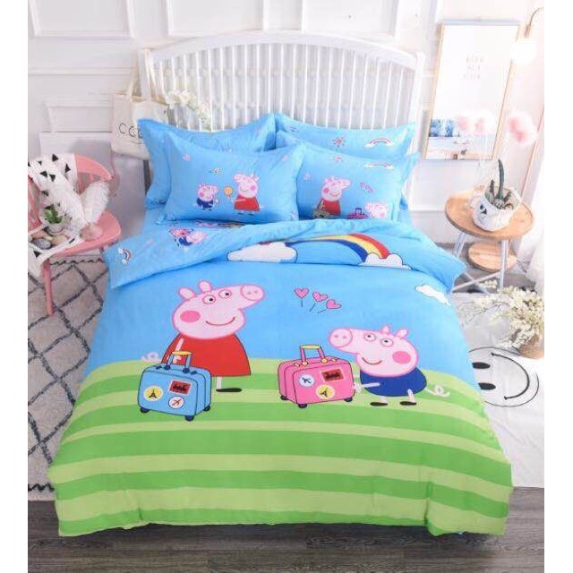 Trọn bộ chăn ga gối cotton 3D