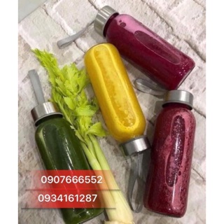Set 10 chai thuỷ tinh nắp dây 300ml