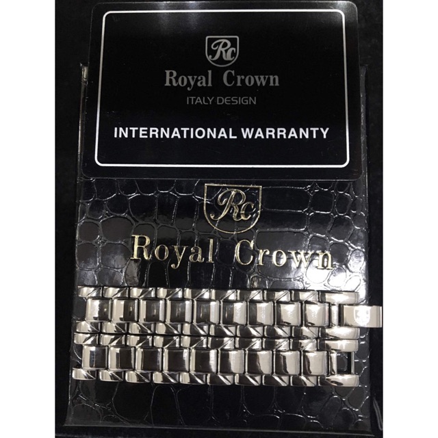 Bộ Dây Thép Đồng Hồ Chính Hãng RoyalCrown 6305SS