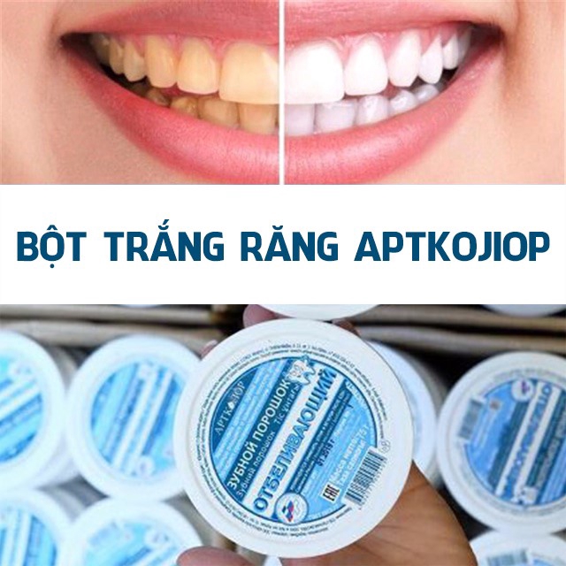 Bột trắng răng của Nga 75gr