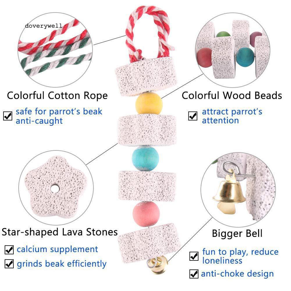 Chuông đồ chơi hình ngôi sao xinh xắn dành cho vẹt