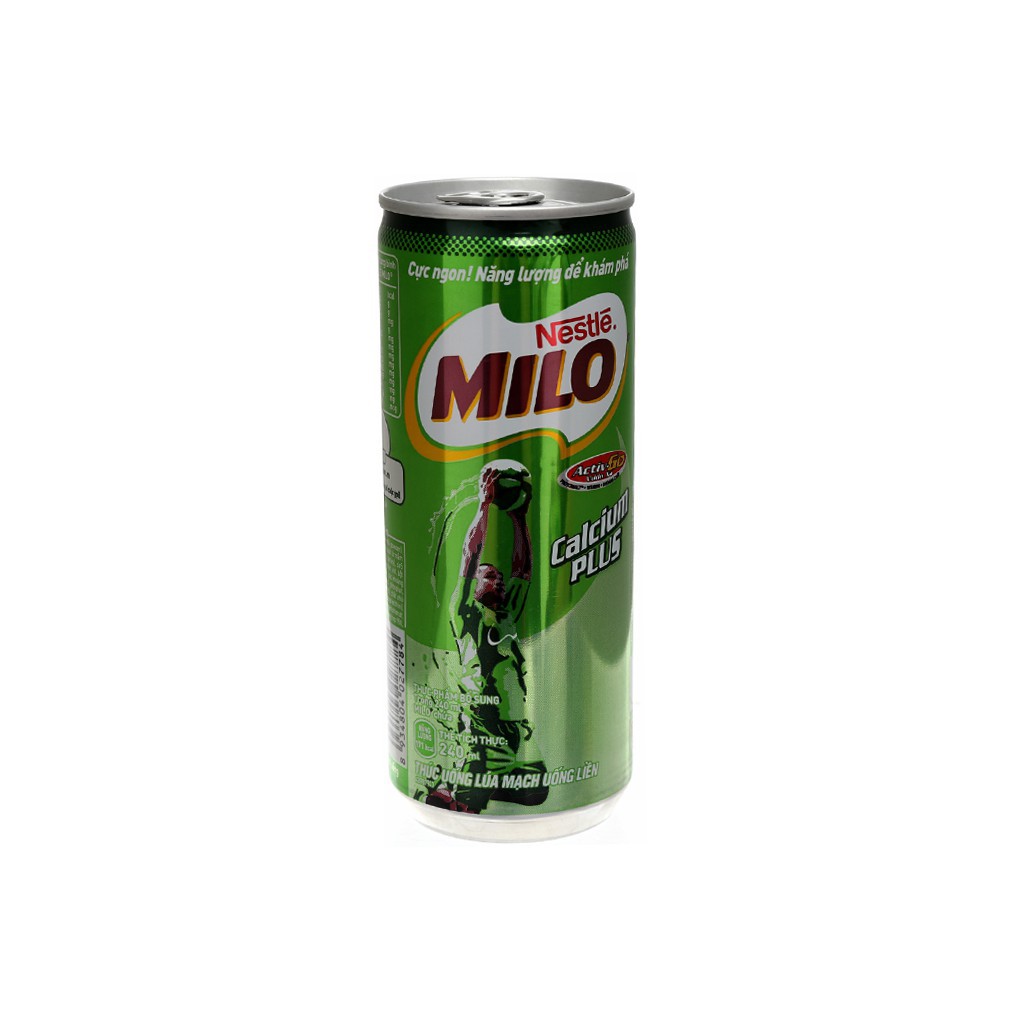 THỨC UỐNG LÚA MẠCH NESTLE MILO LON 240ML