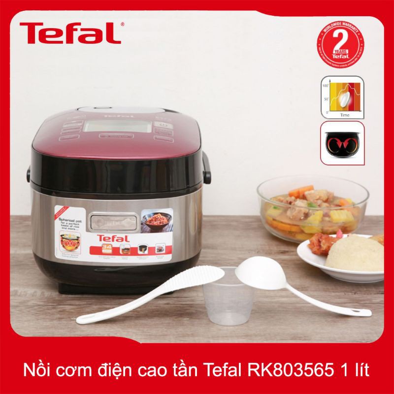 Nồi cơm điện cao tần Tefal RK803565 IH dung tích 1 lít - Hàng chính hãng, bảo hành 24 tháng