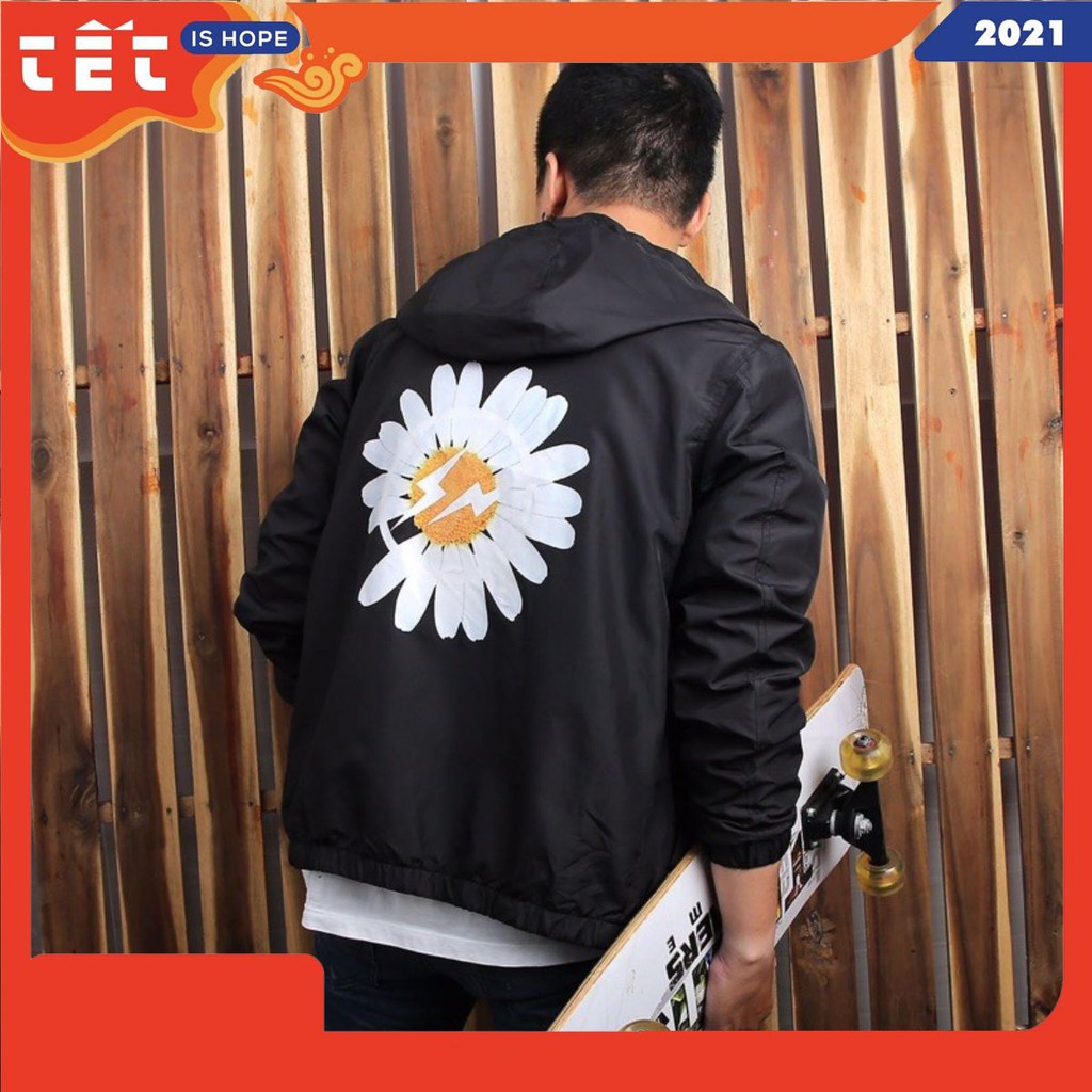 Áo khoác gió hoa cúc PCM