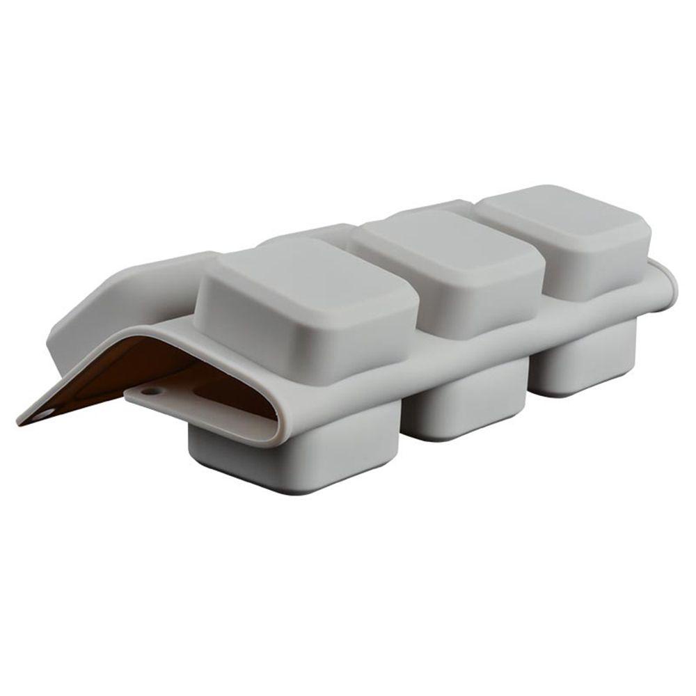 Khuôn Silicone Làm Xà Phòng Thủ Công 3D 9 Ngăn Hình Bàn Chân Em Bé Đa Năng