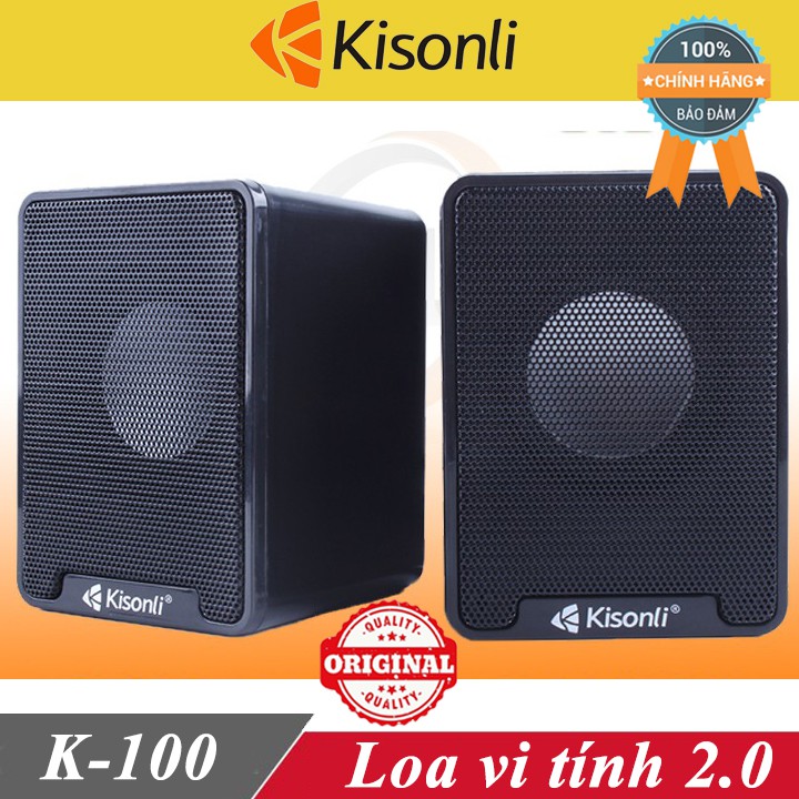 [Mã ELHACE giảm 4% đơn 300K] Loa vi tính Kisonli K-100 chính hang♥️Freeship♥️Loa máy tính Kisonli K-100