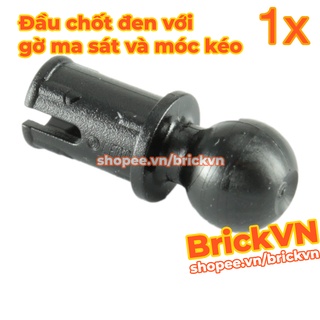 [1 Cái] LEGO Technic Chốt Đen Với Gờ Ma Sát và Móc Kéo ID 4184169 6628