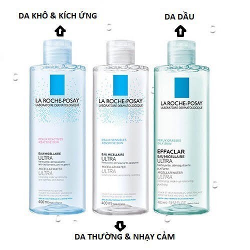 La Roche-Posay Eau Micellar Ultra Peaux Sensibles -Tẩy Trang Cho Da Khô Nhạy Cảm 400ml