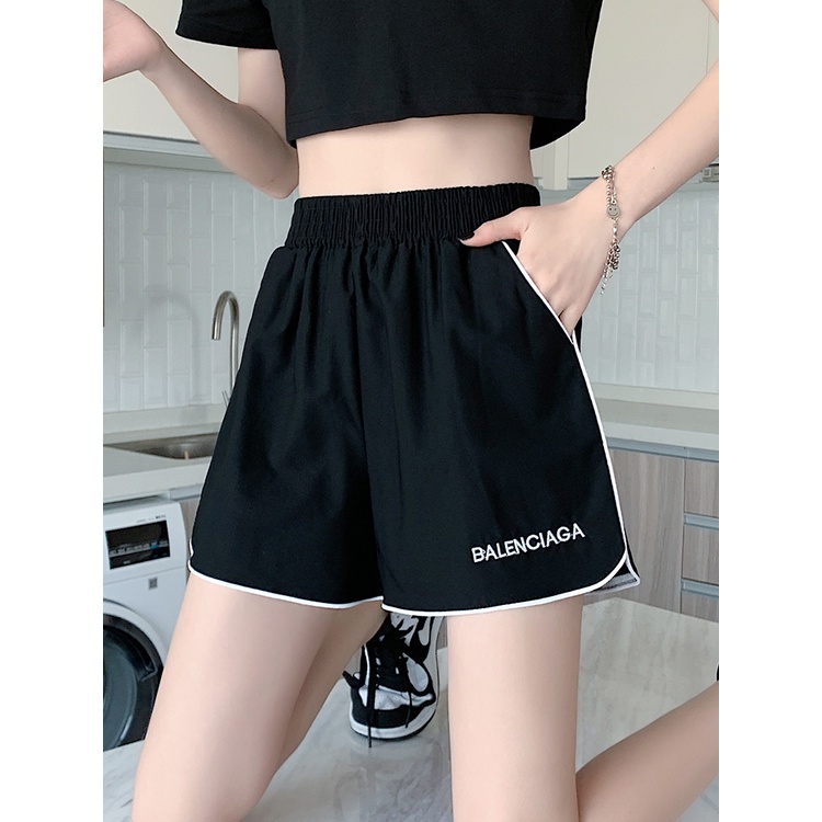 Quần short nữ (40-58kg) thêu chữ "Balenciaga". Thiết kế mới năng động, chất liệu co dãn, thoáng mát. HT26 | BigBuy360 - bigbuy360.vn