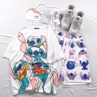 FULL SET SHORT CARTOON STICH 🍭🍭🍭