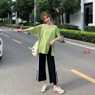 Sét áo xẻ + quần 1 rót xẻ