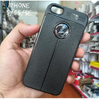 Ốp lưng iPhone 5/5S silicon giả da, chống sốc Auto Focus
