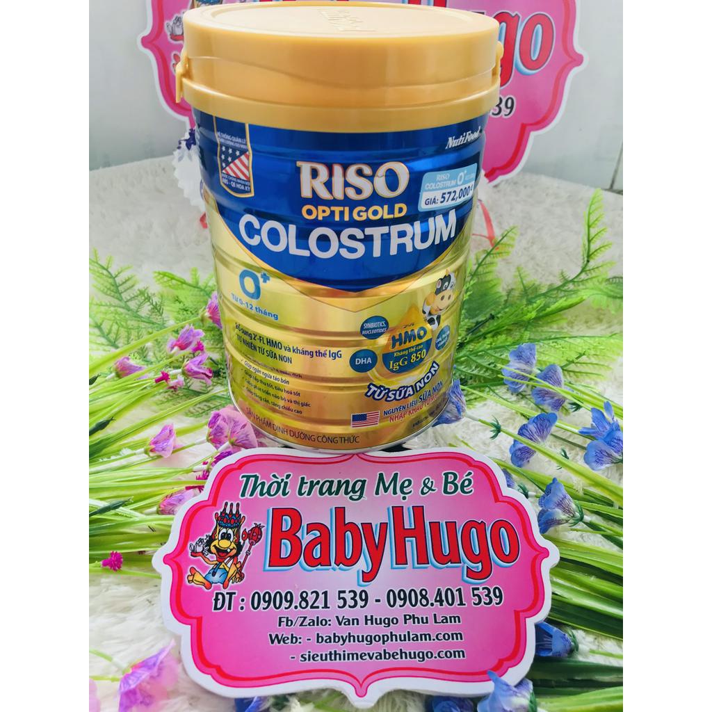 Sữa Riso Opti Gold Colostrum 0+ lon 800g