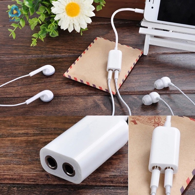 Dây chia 2 đầu tai nghe tiện lợi thiệt bị hỗ trợ tai nghe