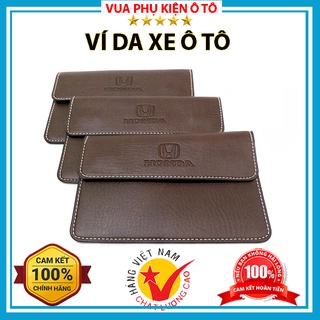 Ví Đựng Giấy Tờ Xe Ô Tô – Ví Đựng Giấy Tờ - Túi Đăng Kiểm Xe Ô Tô Chất Liệu Da Cao Cấp Full Logo Hãng Xe
