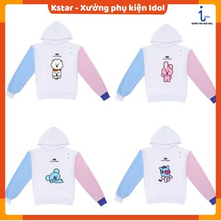 Áo hoodie hình nhân vật Bangtan