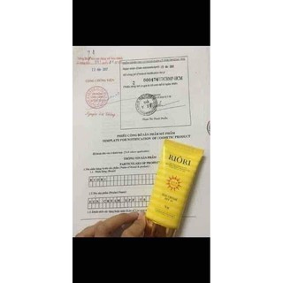 Kem chống nắng Riori SPF 50/PA+++