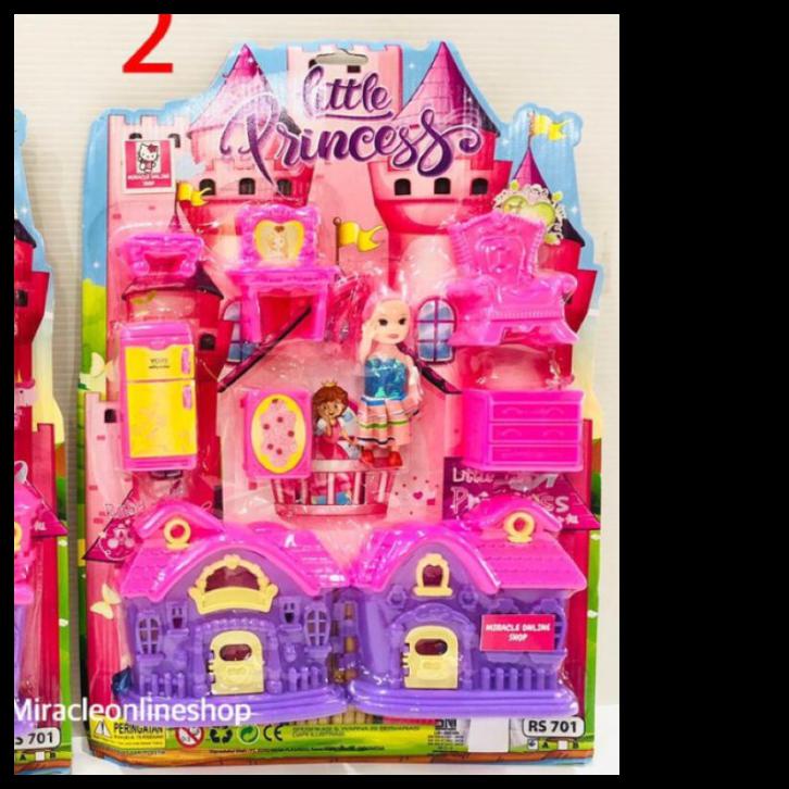 Mô hình đồ chơi ngôi nhà búp bê barbie 15756 15310 2