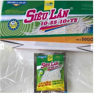 Phân bón siêu lân 10-55-10 kích rễ, làm dày lá