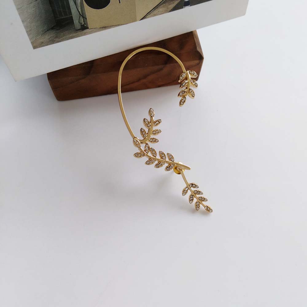 Bông Tai Hình Chiếc Lá Thời Trang Cho Nữ