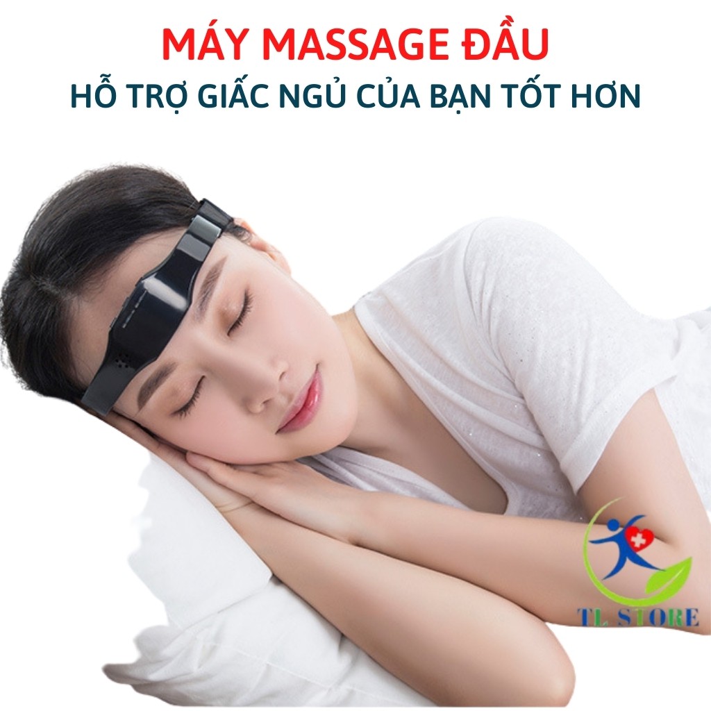 Máy massage đầu thông minh giảm đau đầu, căng thẳng - Hỗ trợ giấc ngủ sâu hơn