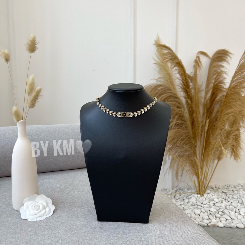 Vòng cổ dior dây chuyền dior choker đính đá sang chảnh đi đám cưới du lịch chụp ảnh thời trang mẫu livestream.......