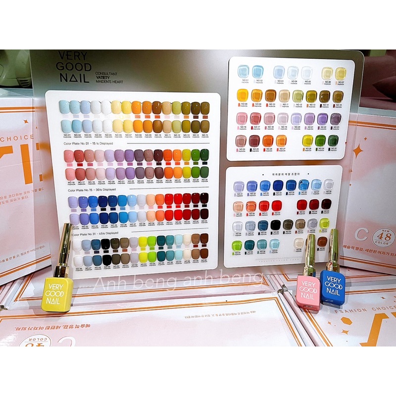 Sét sơn gel verygoodnail 60 màu.dáng chai dài☄️FREESHIP☄️
