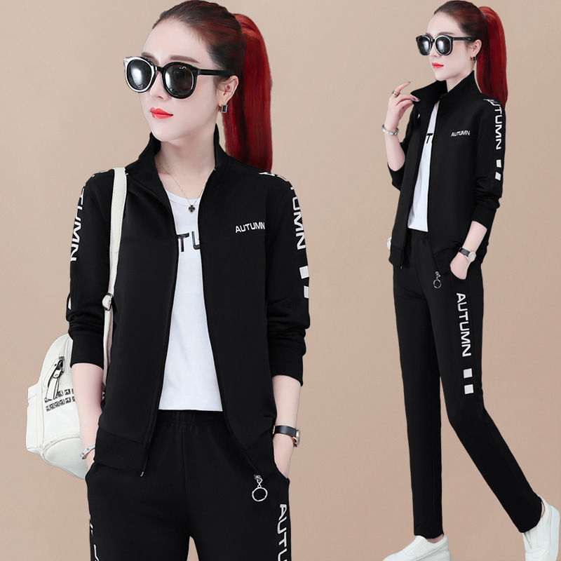 Bộ đồ thời trang thể thao 3 món phong cách hàn quốc cho nữ