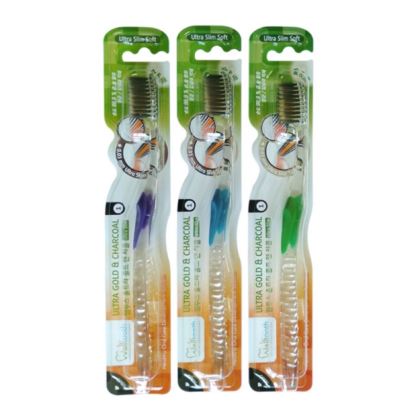 Bàn chải cao cấp Ultra Gold & Charcoal Hàn Quốc