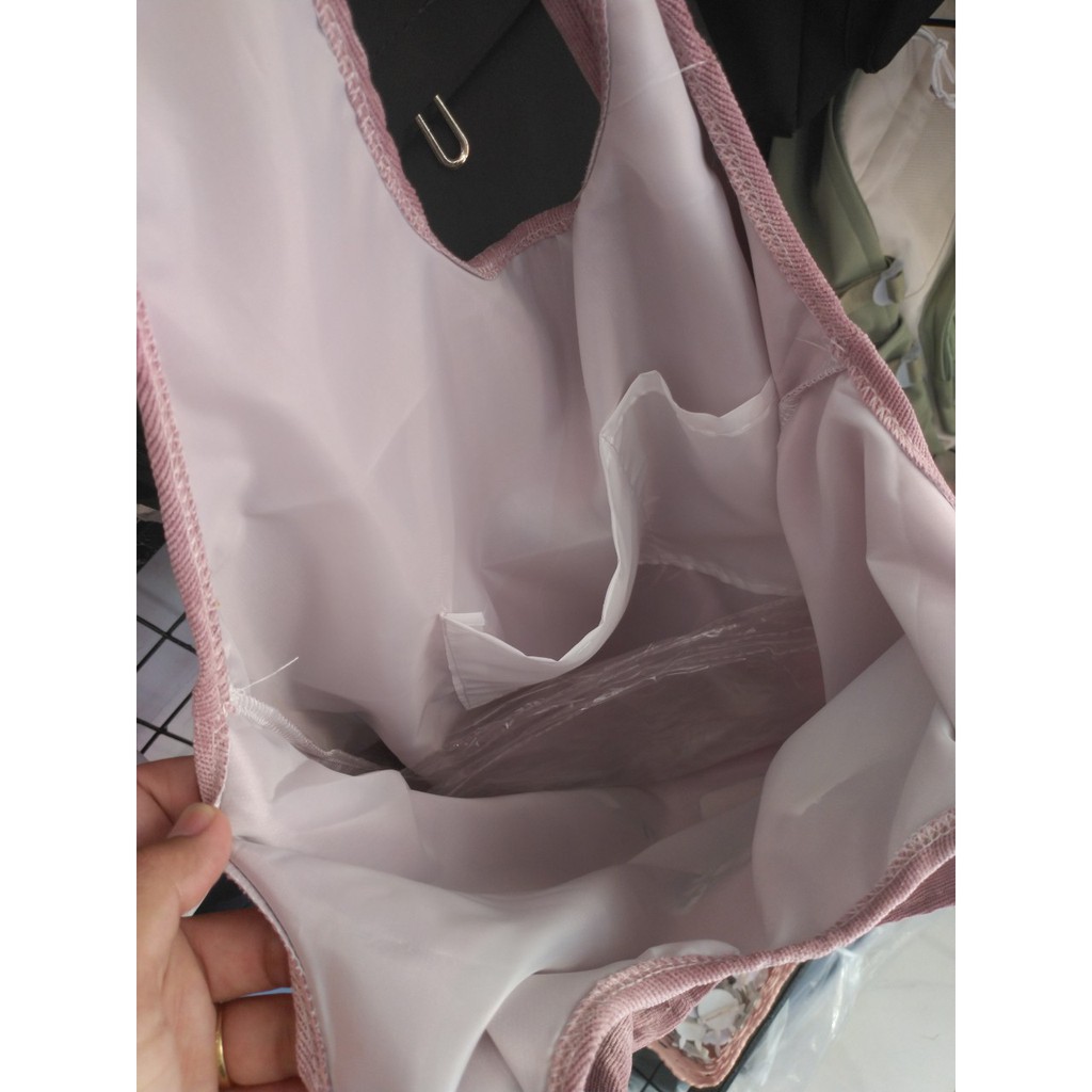 Túi tote đẹp vải nhung siêu dễ thương TT85 - BaloGigo