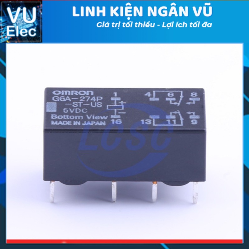 RƠ LE RELAY OMRON G6A-274P-ST-US-DC5 Hàng Japan